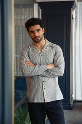 Premium Suit With Contrast Embroidery