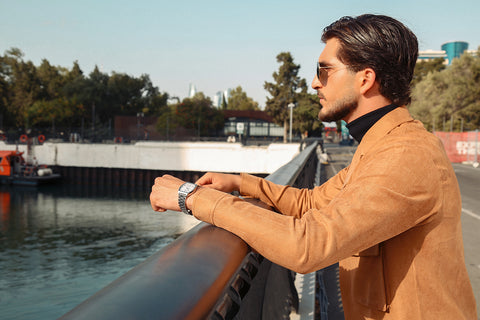 Suede Co-Ord Set with Extended Camp Collar Suede Co-Ord Set with Extended Camp Collar