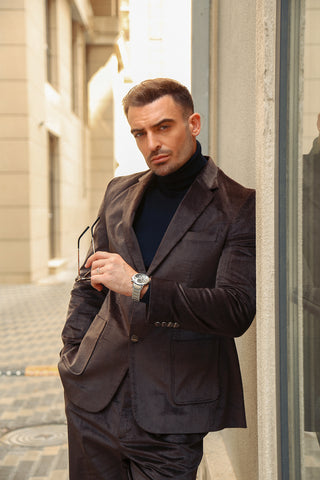 Corduroy Co-Ord with Suede Detailing Corduroy Co-Ord with Suede Detailing