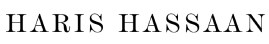 Haris Hassaan