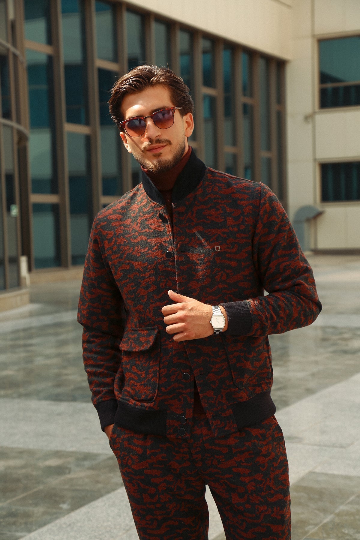 Modern Co-Ord Set - Soft Structured Fabric