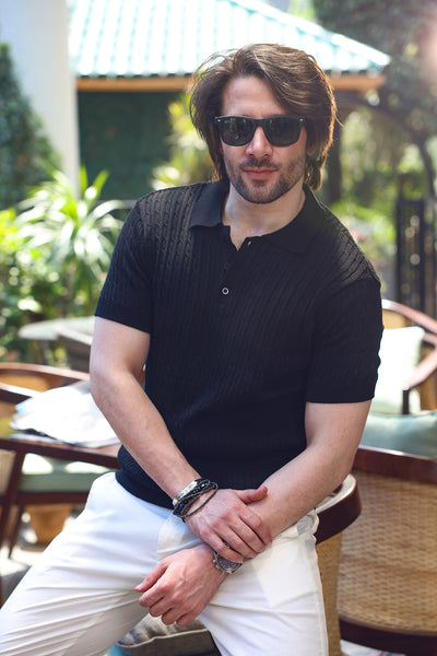Knitted Polo S/S Shirt