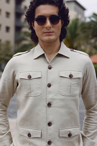 Premium linen Safari co-ord set