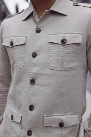 Premium linen Safari co-ord set