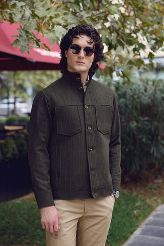 Premium Tweed Wool Jacket