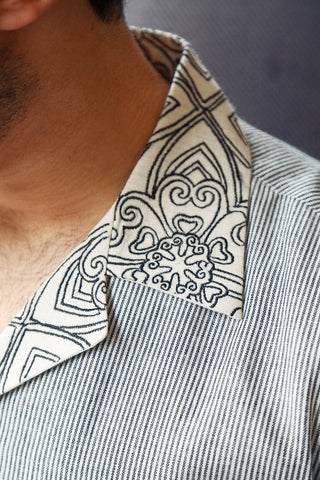 Premium Suit With Contrast Embroidery