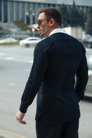 Modern Men's Shirt with 3D Texture