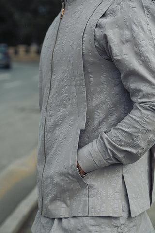 2-Piece Modern Suit with Separate Waistcoat