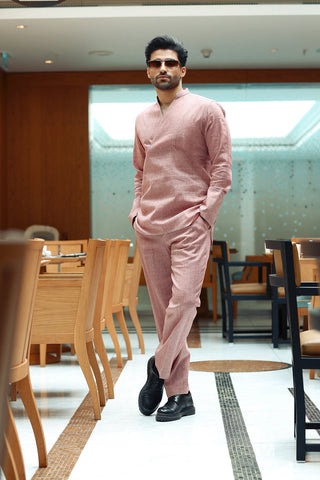 Modern Yarn-Dyed Cotton Suit