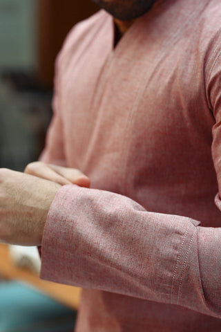 Modern Yarn-Dyed Cotton Suit