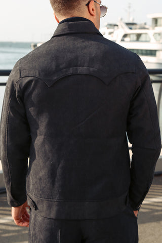 Luxury Suede Co-Ord Set with Fashion-Forward Design