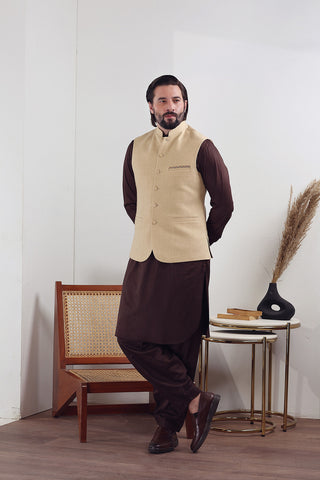 HH Mens Classic Design Acr.Wool Tweed Waist Coat