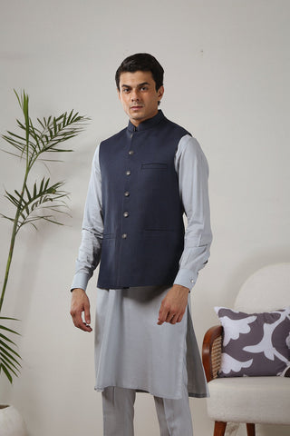 Premium Yarn Dyed Fabric Waistcoat