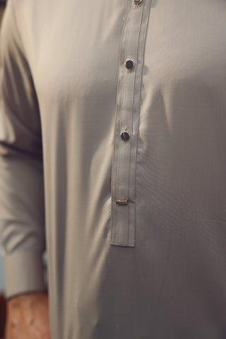 Graceful Kamzeez Shalwar with Metal Tip Placket