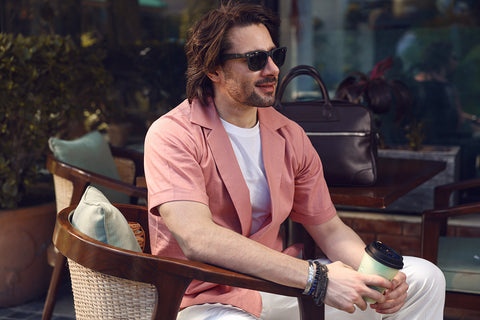 Camp Collar Summery Short Sleeve Shirt