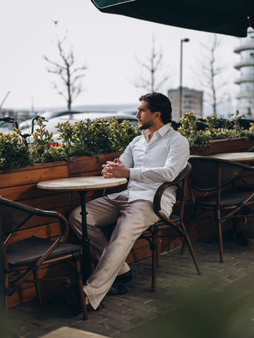 Structured Jacquard Shirt