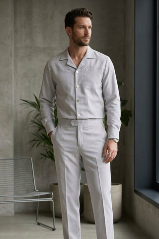 Premium Grey Men’s Co-ord Set
