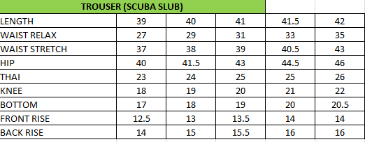 Size Guide