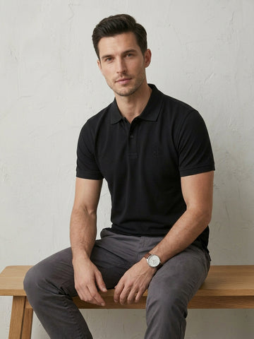 Smart Casual Pique Lycra Polo Shirt – 0002