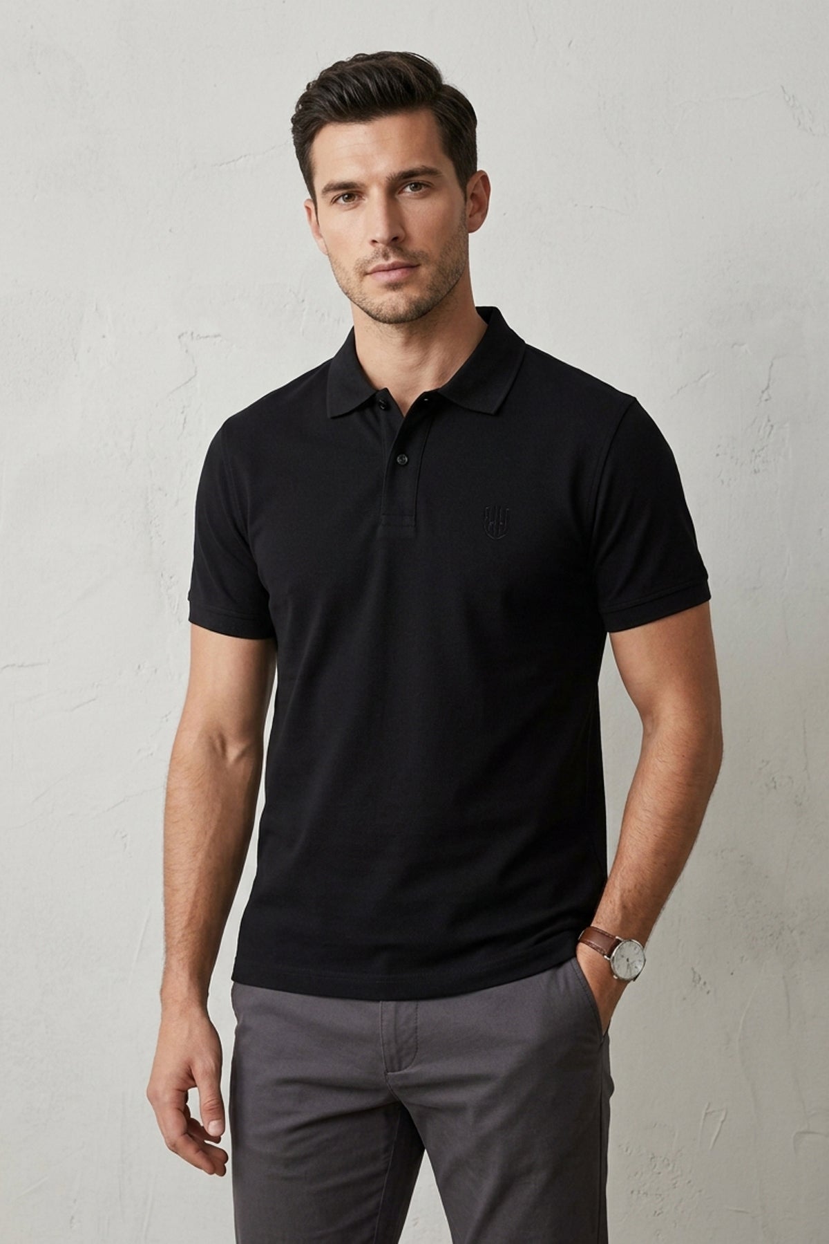 Smart Casual Pique Lycra Polo Shirt – 0002