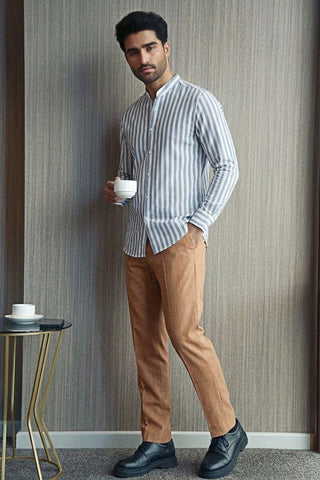 Striped Button Down Shirt